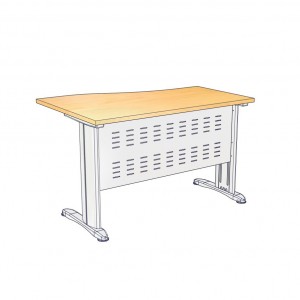 โต๊ะทำงาน W-MRR12680M ขนาด120x(60*80)x75 ซม.