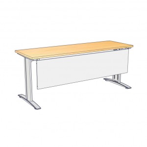 โต๊ะทำงาน รุ่น S-MP186000W ขนาด180x60x75 ซม.