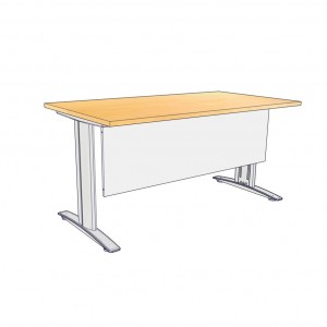 โต๊ะทำงาน รุ่น S-MP158000W ขนาด150x80x75 ซม.
